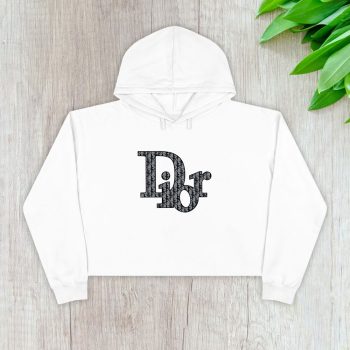 Dior Logo Luxury Crop Pullover Hoodie For Lady CPH1186