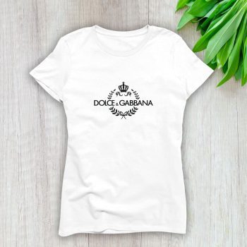 Dolce & Gabbana King Logo Luxury Lady T-Shirt Luxury Tee For Women LDS1205