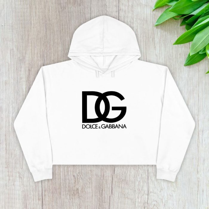 Dolce & Gabbana Logo Luxury Crop Pullover Hoodie For Lady CPH1207