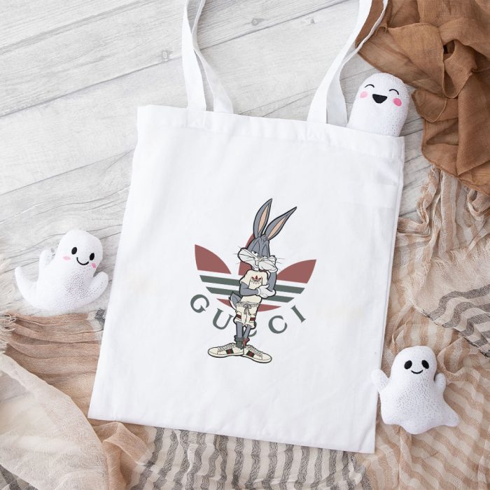 Gucci Adidas Bugs Bunny Cotton Canvas Tote Bag TTB1423