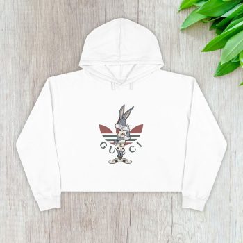 Gucci Adidas Bugs Bunny Crop Pullover Hoodie For Lady CPH1423
