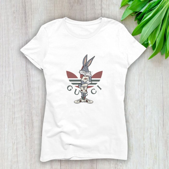 Gucci Adidas Bugs Bunny Lady T-Shirt Luxury Tee For Women LDS1425