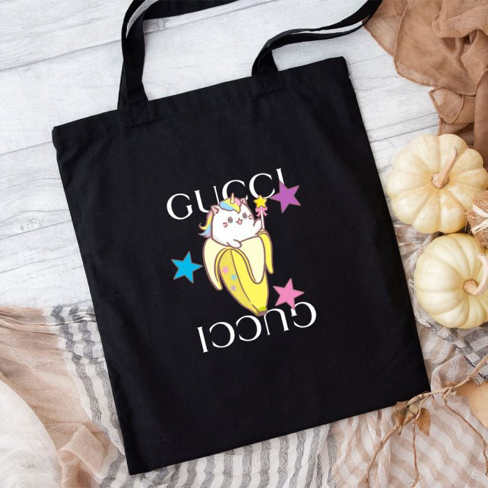 Gucci Bananaya Cotton Canvas Tote Bag TTB1434