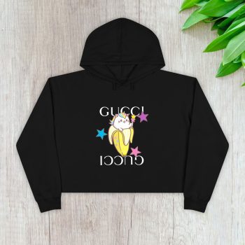 Gucci Bananaya Crop Pullover Hoodie For Lady CPH1434