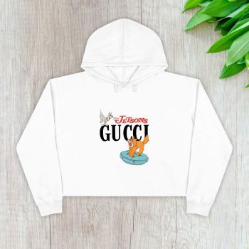 Gucci Crop Pullover Hoodie For Lady CPH1365
