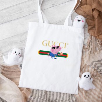 Gucci Peppa Pig Cool Cotton Canvas Tote Bag TTB1324