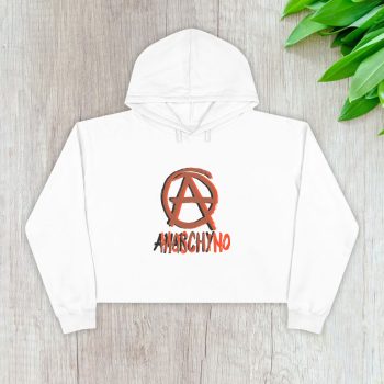 Moschino Anarchy Organic Crop Pullover Hoodie For Lady CPH1747