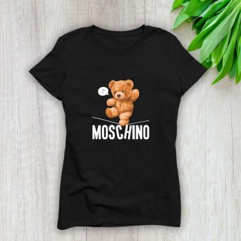 Moschino Teddy Bear Lady T-Shirt Luxury Tee For Women LDS1782