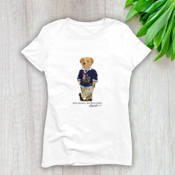 Ralph Lauren Polo Bear Teddy Lady T-Shirt Luxury Tee For Women LDS1841