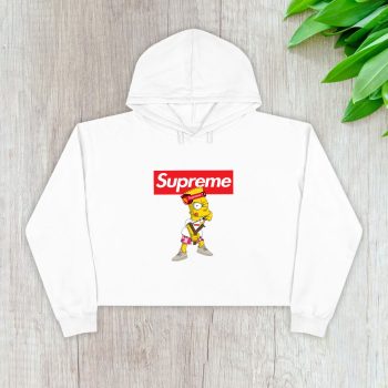 Supreme Simpsons Crop Pullover Hoodie For Lady CPH1879