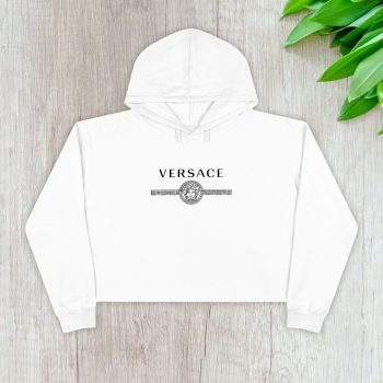 Versace Medusa Luxury Logo Crop Pullover Hoodie For Lady CPH1926