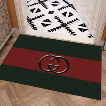 Gucci Red In Green Luxury GC Doormat Welcome Mat LDM1011