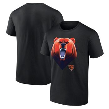 Chicago Bears 2024 NFL Draft Illustrated Unisex T-Shirt - Black