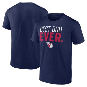 Cleveland Guardians Big & Tall Best Dad T-Shirt - Navy