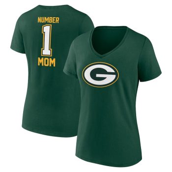 Green Bay Packers Women's Mother's Day V-Neck T-Shirt - Green