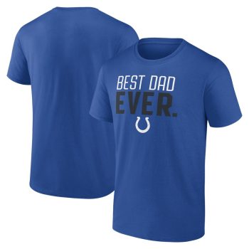Indianapolis Colts Best Dad Ever Team T-Shirt - Royal