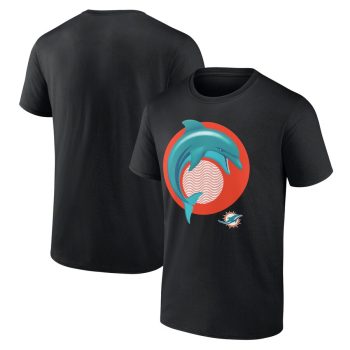 Miami Dolphins 2024 NFL Draft Illustrated Unisex T-Shirt - Black