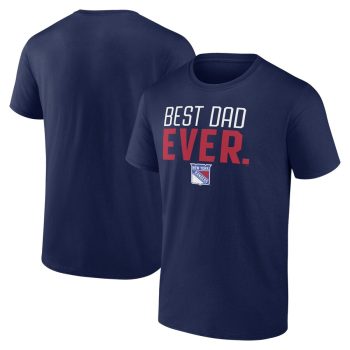 New York Rangers Best Dad Ever T-Shirt - Navy