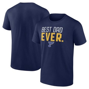 St. Louis Blues Best Dad Ever T-Shirt - Navy