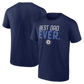 Winnipeg Jets Best Dad Ever T-Shirt - Navy