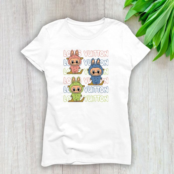 Labubu Pop Mart Louis Vuitton Lady T-Shirt Women Tee LTL11559