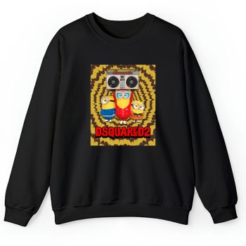 Minions Despicable Me Tie Dye Dsquared2 Brand Unisex Sweatshirt TAS5527