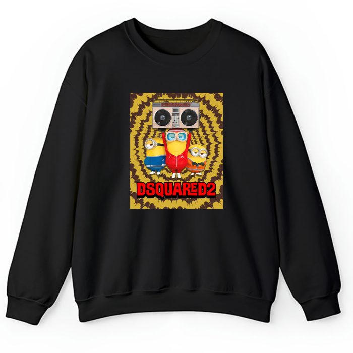 Minions Despicable Me Tie Dye Dsquared2 Brand Unisex Sweatshirt TAS5527