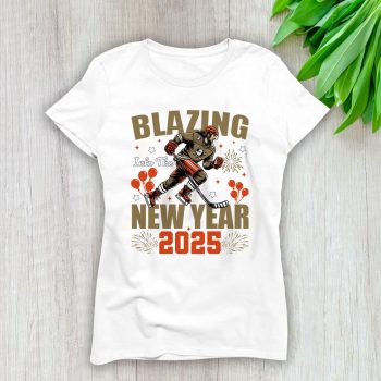 Anaheim Ducks Blazing Into The New Year NHL Gift For Fan Hello 2025 Unisex Sweatshirt TAS22254