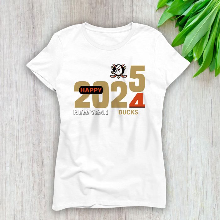 Anaheim Ducks Happy New Year NHL Gift For Fan Hello 2025 Unisex Sweatshirt TAS22250