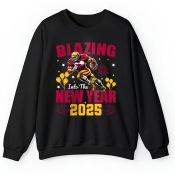 Arizona Cardinals Blazing New Year NFL Gift For Fan Hello 2025 Unisex Sweatshirt TAS22268