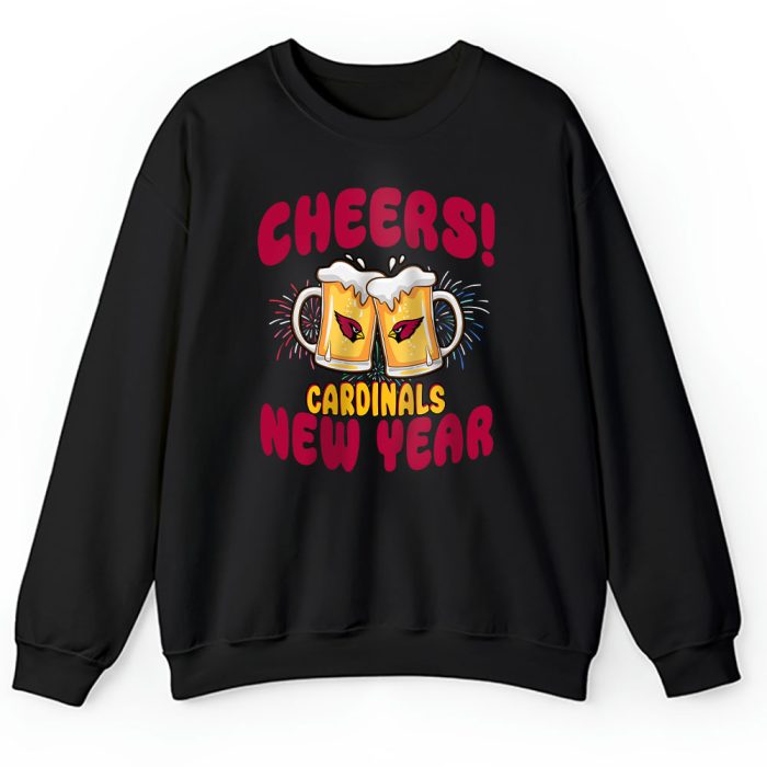 Arizona Cardinals Happy New Year NFL Gift For Fan Cheers 2025 Unisex Sweatshirt TAS22255