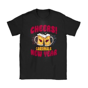 Arizona Cardinals Happy New Year NFL Gift For Fan Cheers 2025 Unisex T-Shirt Cotton Tee TAT22255