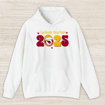 Arizona Cardinals Happy New Year NFL Gift For Fan Hello 2025 Unisex Hoodie TAH22261