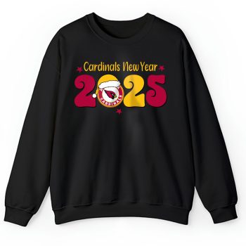 Arizona Cardinals Happy New Year NFL Gift For Fan Hello 2025 Unisex Sweatshirt TAS22261