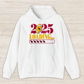 Arizona Cardinals Happy New Year NFL Loading 2025 Gift For Fan Unisex Hoodie TAH22264