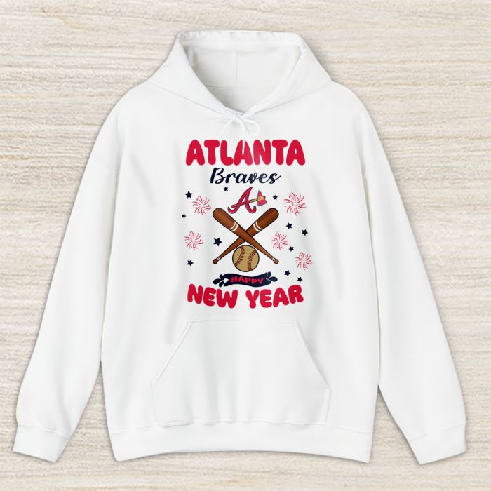 Atlanta Braves Happy New Year MLB Gift For Fan Unisex Hoodie TAH22302