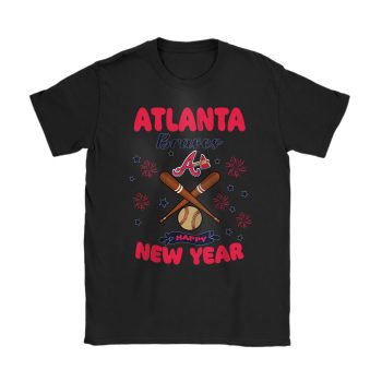 Atlanta Braves Happy New Year MLB Gift For Fan Unisex T-Shirt Cotton Tee TAT22302