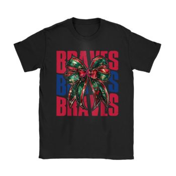 Atlanta Braves Merry Christmas MLB Gift For Fan Christmas Funny Unisex T-Shirt Cotton Tee TAT23192