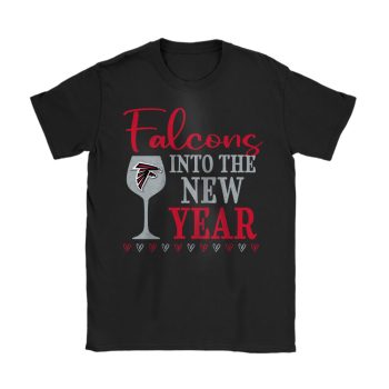 Atlanta Falcons Happy New Year NFL Gift For Fan Cheers To A New Year Unisex T-Shirt Cotton Tee TAT22284