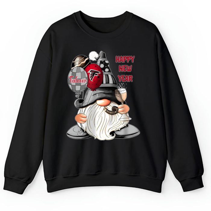 Atlanta Falcons Happy New Year NFL Gift For Fan Cute Gnomes Unisex Sweatshirt TAS22292