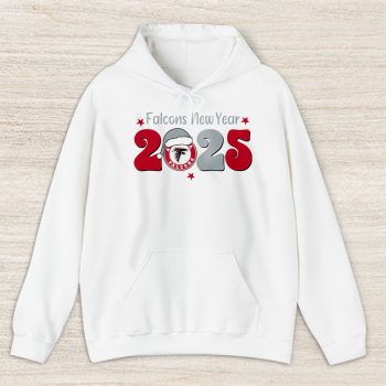 Atlanta Falcons Happy New Year NFL Gift For Fan Hello 2025 Unisex Hoodie TAH22286