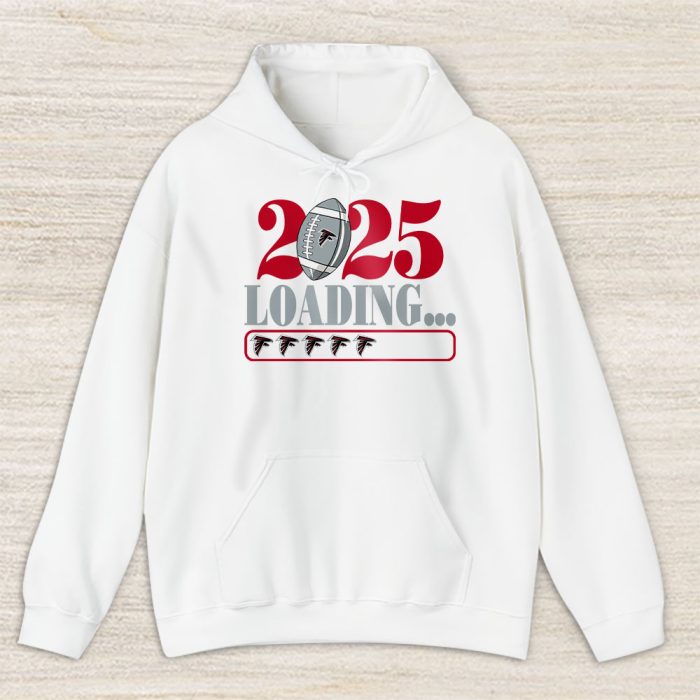 Atlanta Falcons Happy New Year NFL Loading 2025 Gift For Fan Unisex Hoodie TAH22289