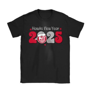 Atlanta Hawks Happy New Year NBA Gift For Fan Unisex T-Shirt Cotton Tee TAT22296