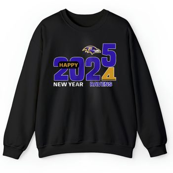 Baltimore Ravens Blazing New Year NFL Gift For Fan Hello 2025 Unisex Sweatshirt TAS22306