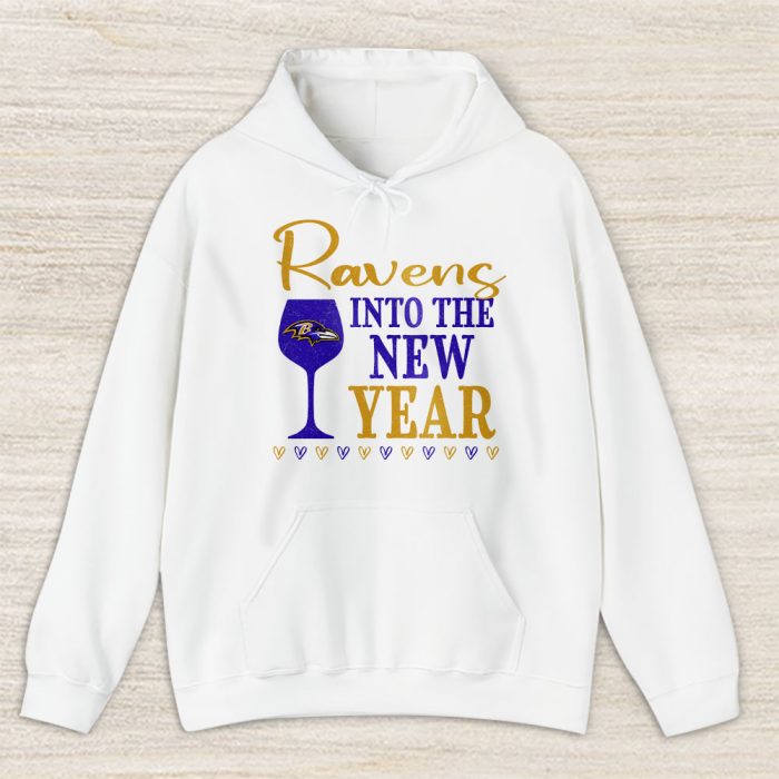 Baltimore Ravens Happy New Year NFL Gift For Fan Cheers To A New Year Unisex Hoodie TAH22309