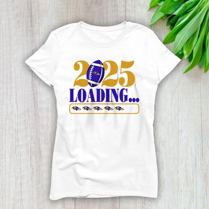 Baltimore Ravens Happy New Year NFL Loading 2025 Gift For Fan Unisex Sweatshirt TAS22314