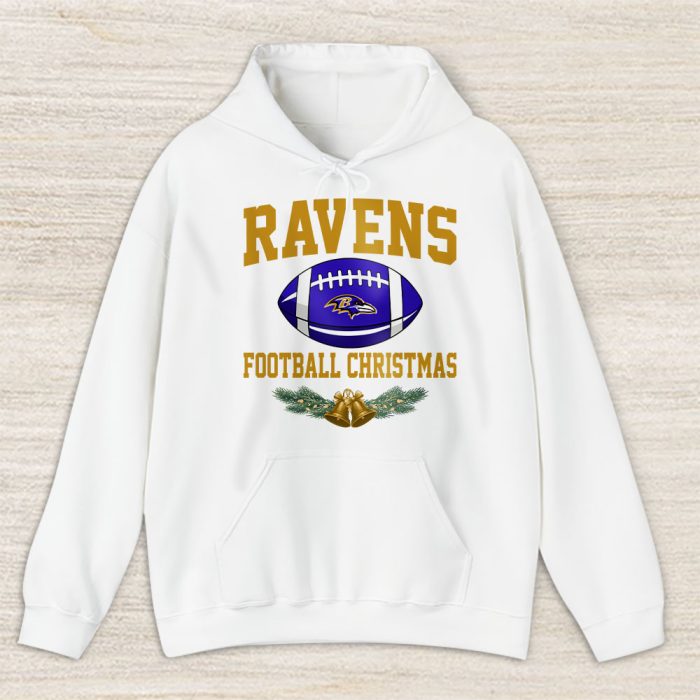 Baltimore Ravens Merry Christmas NFL Gift For Fan Baseball Christmas Unisex Hoodie TAH23193