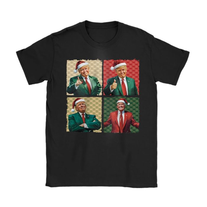 Boho Christmas Trump Happy Holidays Merry Vibes Dolce & Gabbana Unisex T-Shirt Cotton Tee TAT21966