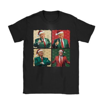 Boho Christmas Trump Happy Holidays Merry Vibes Prada Unisex T-Shirt Cotton Tee TAT21973