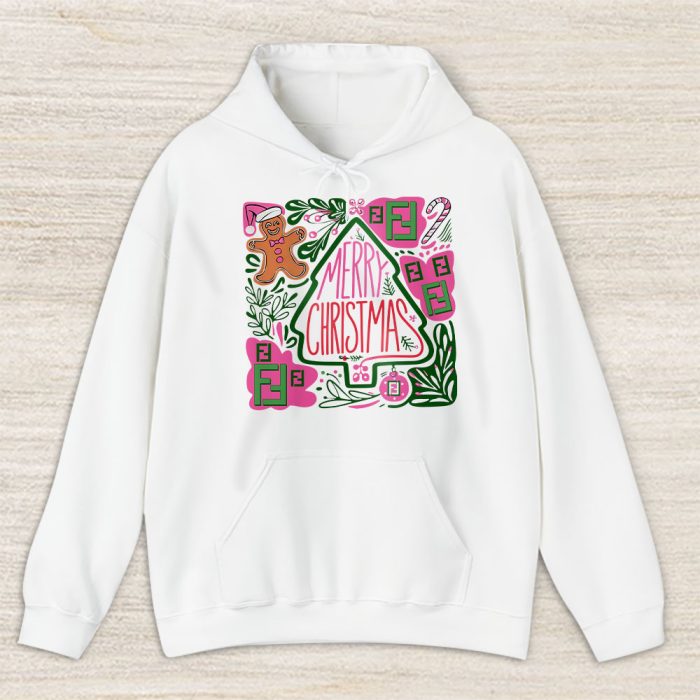 Boho Floral Christmas Fendi Unisex Hoodie TAH21979